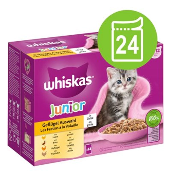 Whiskas Junior паучове 24 x 85 / 100 г 
