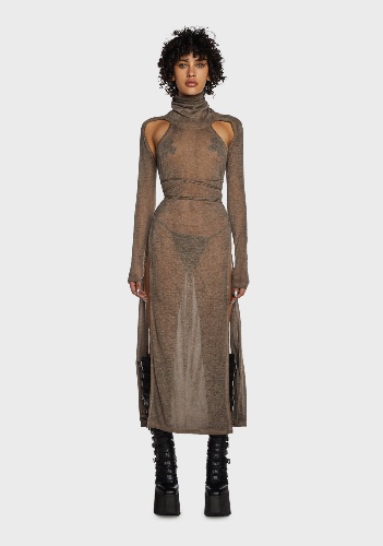 Atmosphere High Slit Maxi Dress | Small