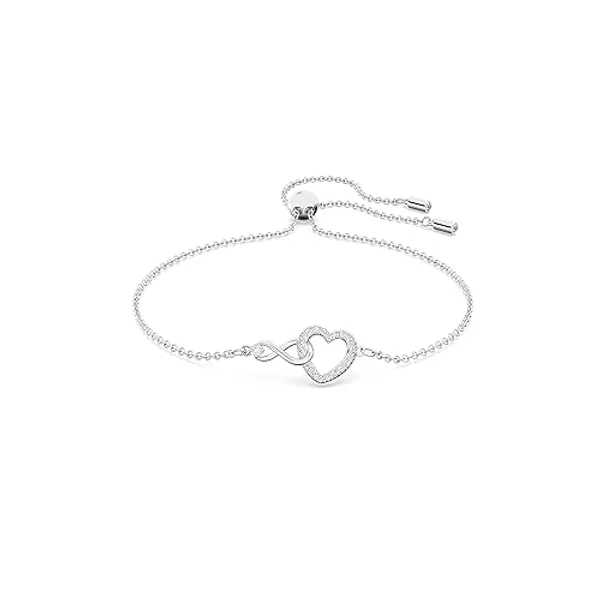 Swarovski Hyperbola Colección Pulsera - Chapado en rodio/blanco