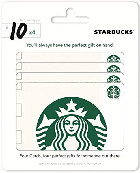 Starbucks $10 Gift Cards (4-Pack)