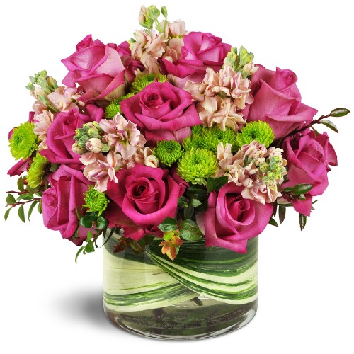 Hot Pink Valentine™ Arrangement - Deluxe