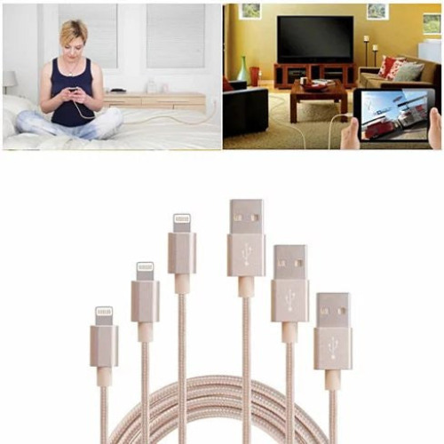 3 to Tango Apple or Android Charging Cables 3ft - 6ft - 10ft All 3 included. - Android / Pink