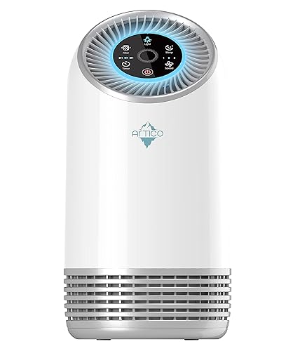 Sytech purificador de Aire, tactil, 15-20m2, 35w, 120m3/h, 7 Colores led (artico)
