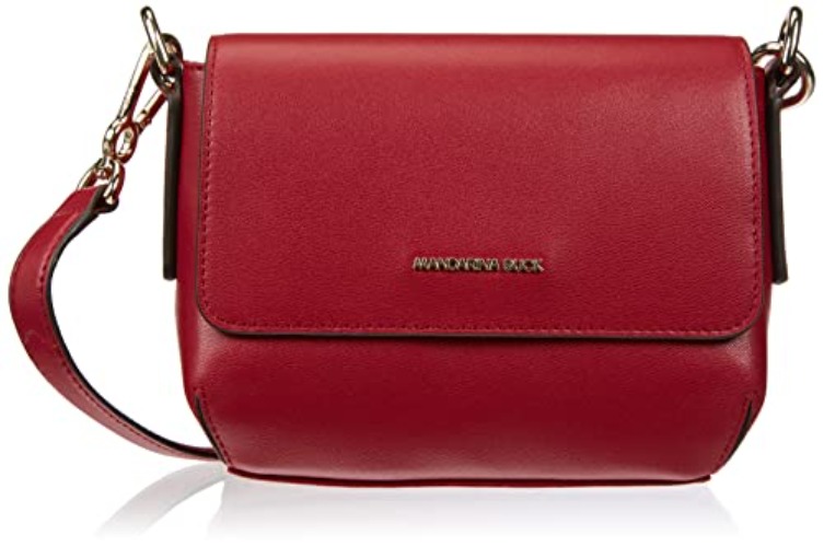 Mandarina Duck Luna, Borsa a Spalla Donna - Rosso (Rhubarb)