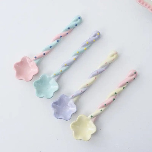 Pastel Star Spoons for a Whimsical Touch in Your Kitchen - purple