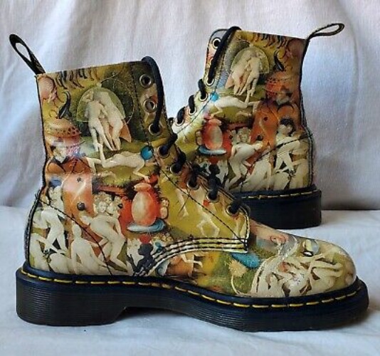 Vintage Dr. Doc Martens Hieronymus Bosch Heaven Pascal Boots Women's Size 7  | eBay