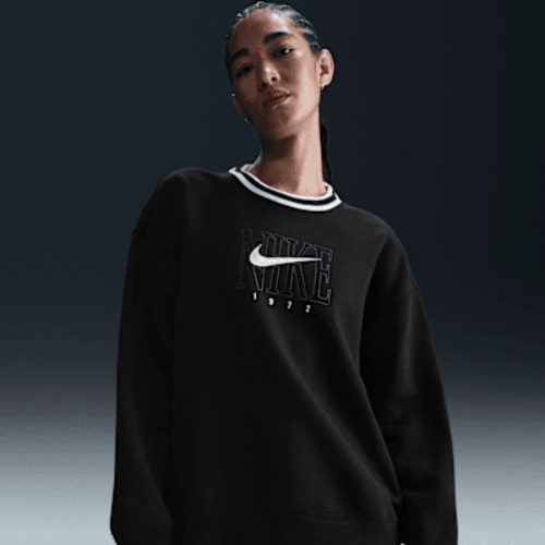 Nike Sportswear Phoenix Fleece Oversize-Sweatshirt mit Grafik (Damen)