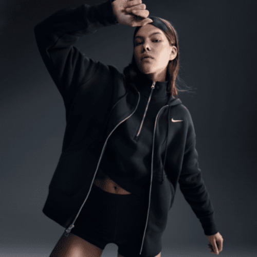Nike Sportswear Phoenix Oversize-Damen-Hoodie mit durchgehendem Reißverschluss