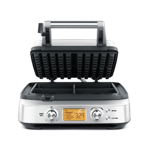 Breville the Smart Waffle, Silver BWM640BSS