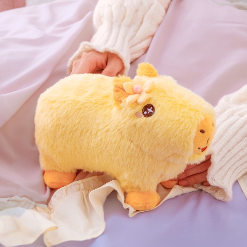 🌼 Lily Capybara Plushie (10"/25cm)