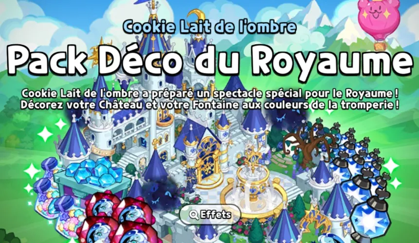 Pack Royaume Cookie Run Lait de L'ombre