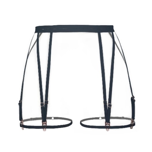 Frisson Garters Black - XL/XXL / Black