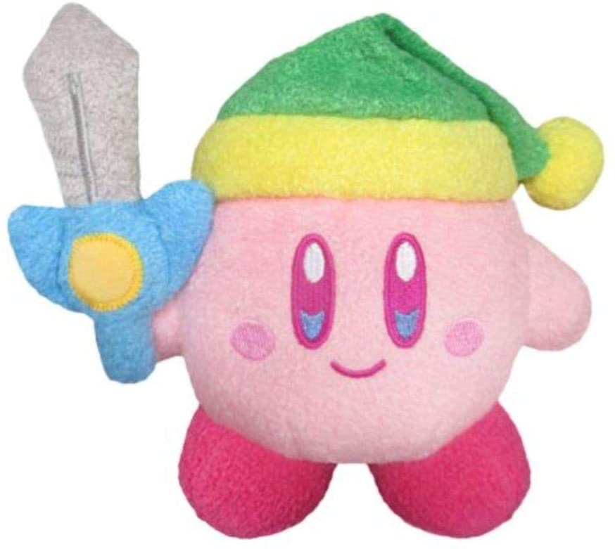 Kirby - MUTEKI! SUTEKI! CLOSET Plushie - Sword Ver. (Sanei Boeki) - Pre Owned