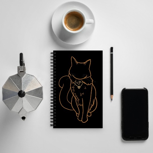 Rufus Outline Spiral Notebook