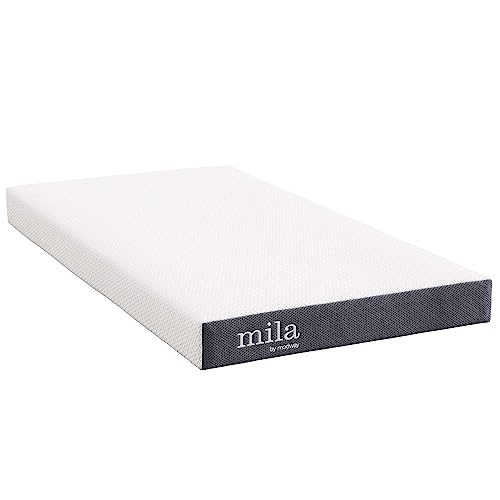 Modway Mila 6” Twin Mattress - Firm 6 Inch Twin Mattress - 10-Year Warranty ,White - 6 Inch - Twin