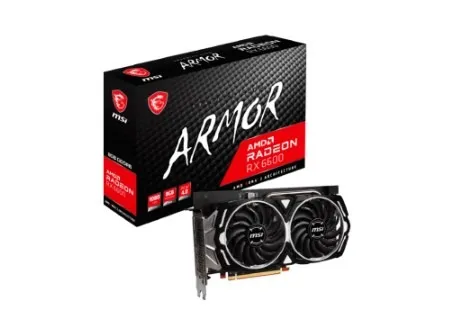 MSI Radeon™ RX 6600 ARMOR 8GB GDDR6 Graphic Card