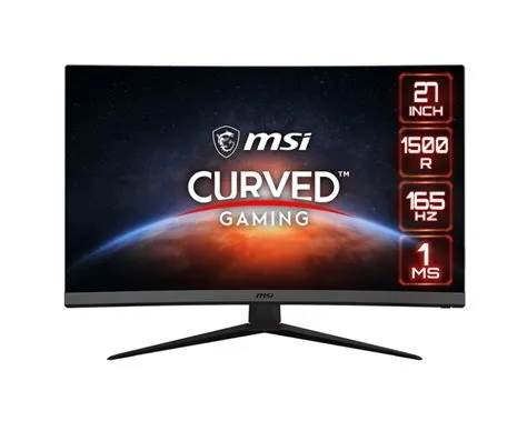 MSI Optix G27C7 | 165Hz | 1ms | 178° Wide Viewing Angle | Curved Gaming display (1500R) Monitor