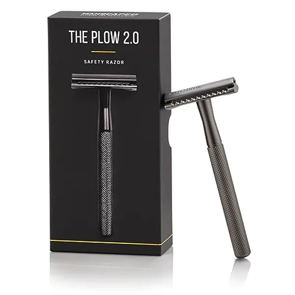 MANSCAPED Plow™ 2.0 The Premium Hygienic Single Blade Safety Razor