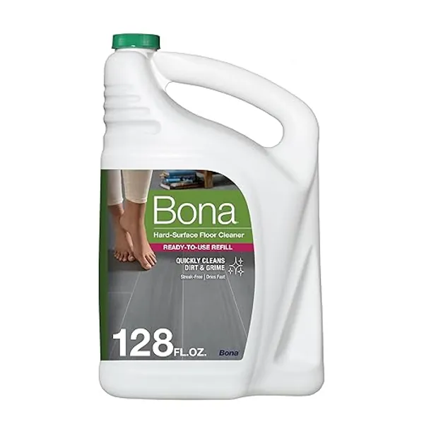 Bona Stone, Tile & Laminate Floor Cleaner Refill, 128 oz, Clear - 3.79 l (Pack of 1) - Original