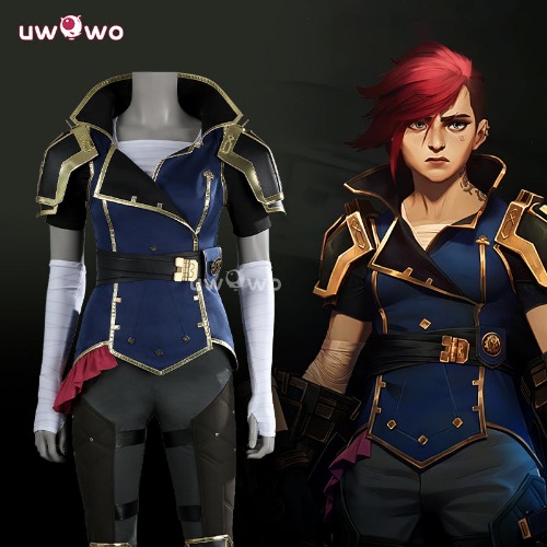 Uwowo Collab Series: League of Legends/LOL: Arcane Season 2 Vi Cosplay Costume - 【Pre-sale】S