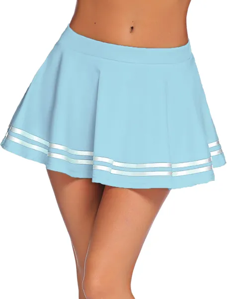  Sexy Mini Skirt - Clear Blue XX-Large