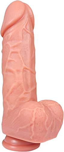 The Pianist by FUKENA - Extra Thick Realistic Dual Density Silicone Dildo, 6.5 Inches Insertable (Light Skin)