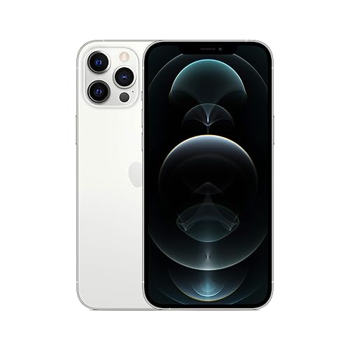 Apple iPhone 12 Pro Max, 256GB, Silver - (Renewed) - 256GB - Silver