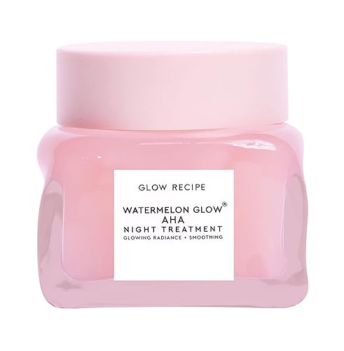 Glow Recipe Watermelon Glow Sleeping Mask - Exfoliating, Anti-Aging + Brightening Overnight Face Mask with AHA, Hyaluronic Acid + Pumpkin Seed Extract for Sensitive Skin - Hydrating Mask (80ml/2.7oz) - 79.85 ml (Pack of 1)