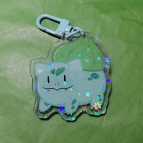 [Pokemon] Bulbasaur Acrylic Charm Keychain