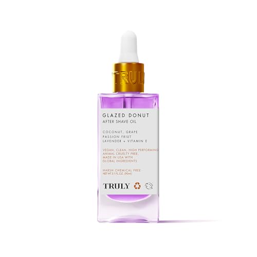 Truly Beauty Glazed Donut After Shave Oil - Razor Bumps Treatment for Women, Razor Bump and Ingrown Hair Treatment for Bikini Area - 3.1 OZ - Glazed Donut