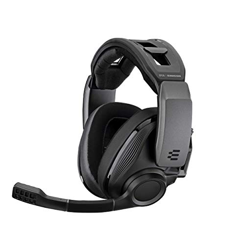 EPOS I SENNHEISER GSP 670 Wireless Gaming Headset, Low-Latency Bluetooth, 7.1 Surround Sound, Noise-Cancelling Mic, Flip-to-Mute, Audio Presets, For Windows PC, PS4, and Smartphones