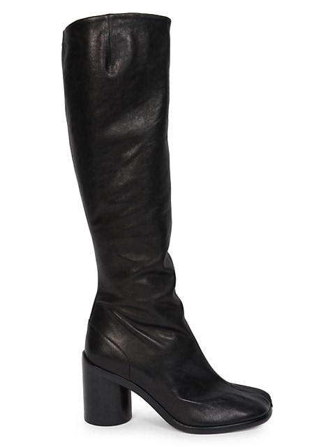 Tabi Leather Knee-High Boots