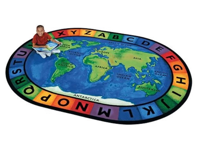 Classroom Around the World Circletime Rug