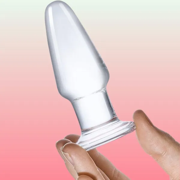 Gläs 3.5 Glass Butt Plug by Condomania.com