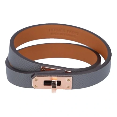 Hermès Mini Kelly leather bracelet