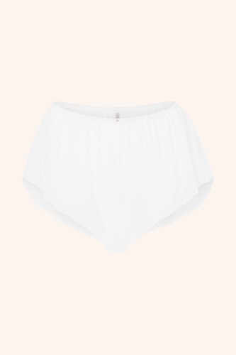 Silk Shorts White | M / White