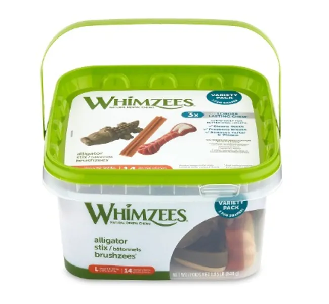 Whimzees Natural Grain Free Daily Dental Long Lasting Dog Treat