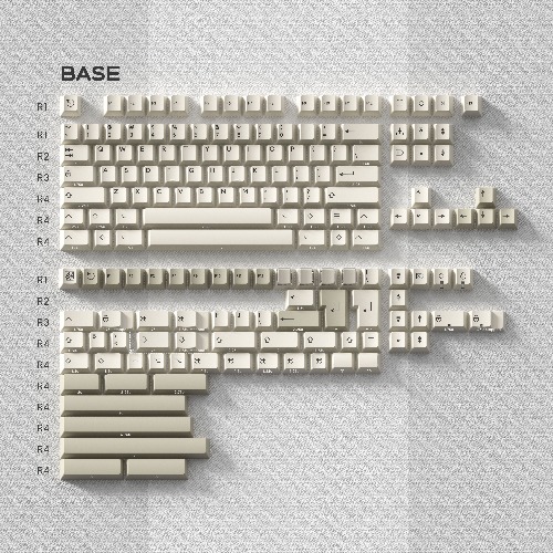 PBTfans Pastel gray | Base kit