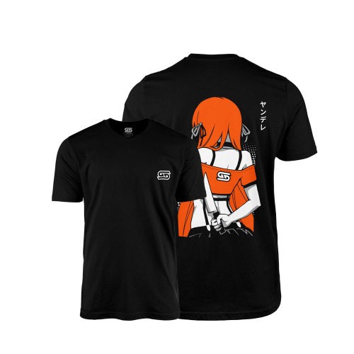 Waifu Shirt S4.3: Yandere | XL / Black