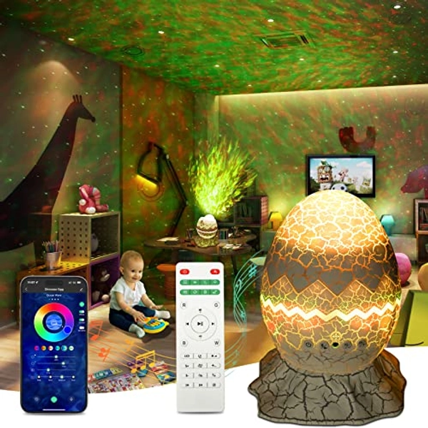 Rossetta Star Projector, Galaxy Projector for Bedroom, Smart App Star Light Projector with Bluetooth Speaker and White Noise, Night Light for Kids Adults Game Room, Home Party, Ceiling, Room Decor