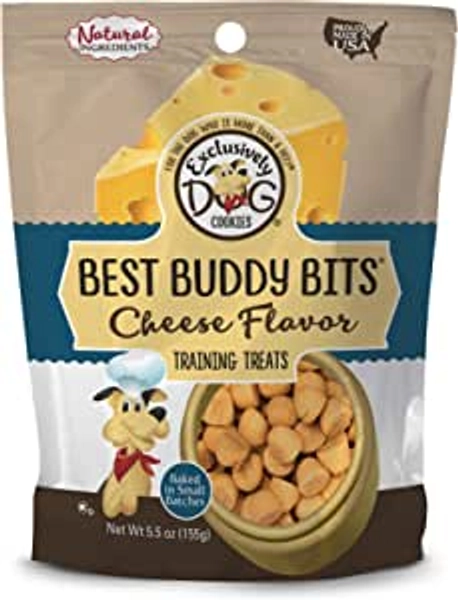 Exclusively Dog Best Buddy Bits-Cheese Flavor, 5-1/2-Ounce Package (44100)