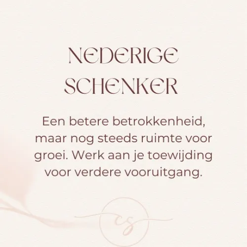 Nederige Schenker