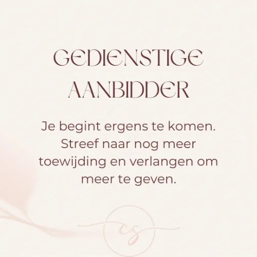 Gedienstige Aanbidder