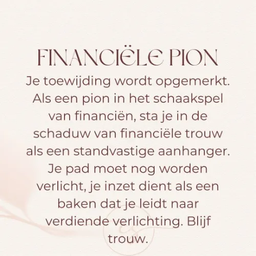 Financiële Pion