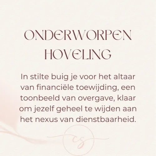 Onderworpen Hoveling