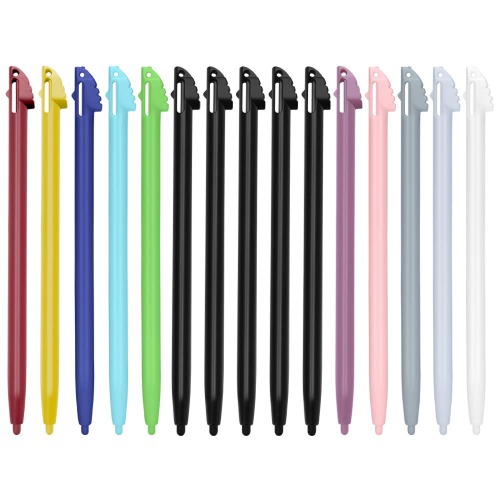 Stylus Pen for Nintendo 3DS XL, 15Pcs Portable Plastic Touch Pen(11Colors) - 