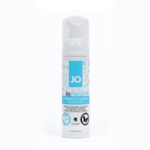 JO Refreshing Toy Foaming Cleaner, Advanced Hygienic Formula Safely and Effectively Cleans Intimate Toys, 7 Fl Oz
