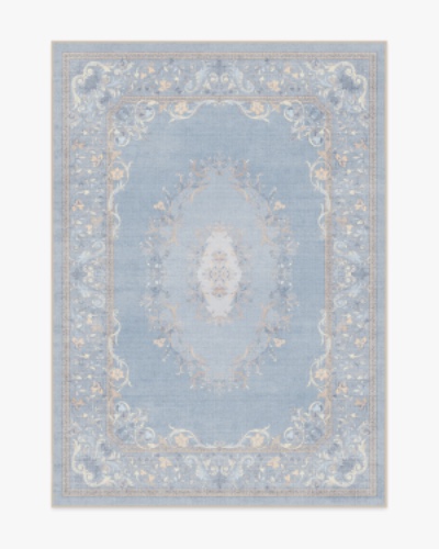 Bridgerton Lady Whistledown Soft Blue Tufted Rug | Ruggable