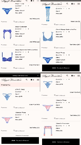 PAYOUT MY AGENT PROVOCATEUR CART