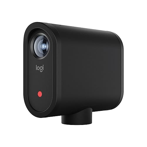 Logitech for Creators Mevo Start, Wireless Live Streaming Camera, 1080p HD Video Quality, Intelligent App Control, Stream via LTE or Wi-Fi - Black - 1 Pack